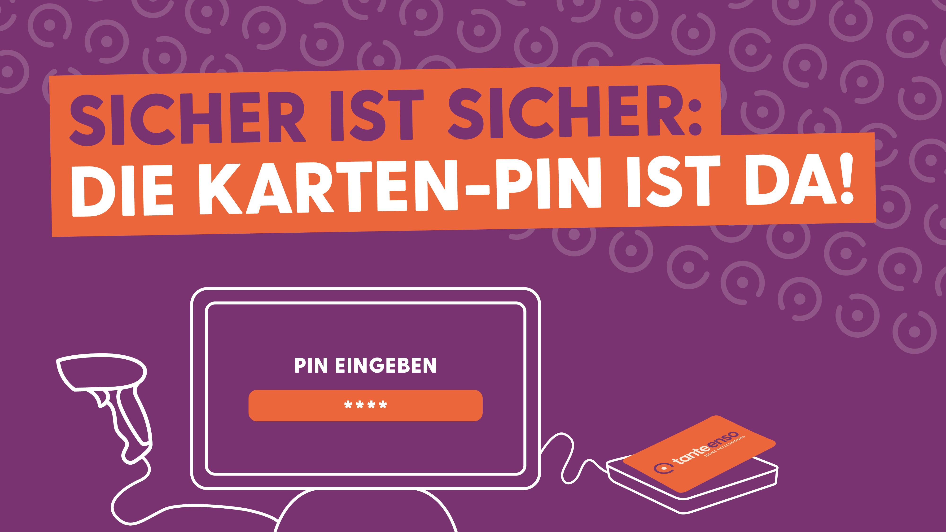 Tante EnsoKarte mit PINNummer
